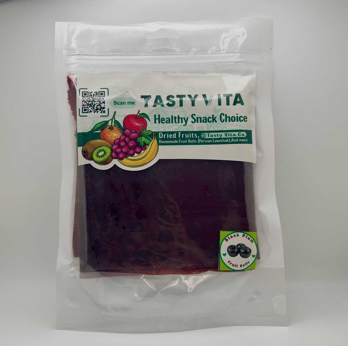 Black Plum Lavashak (Fruit Leather) |250g| لواشک آلوچه سیاه