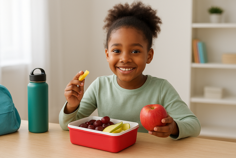 Tasty Vita School lunchbox healthy snacks, dried fruits and fruit snacks.