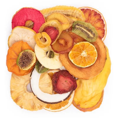 Persian dried fruits, natural fruit snack, Tasty Vita in Canada & United States, Vegan, Vegetarian, dehydrated food. mango, apple, fig, coconut, pineapple, orange, lime, kiwi