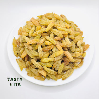 Premium Persian Green Raisins | Super Jumbo Size | Seedless