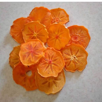 Dried Persimmons, Natural, Additive-free, Sugar-free, Gluten-free, healthy fruit snack. fresh & tasty vegan/vegetarian treat. delivery across North America