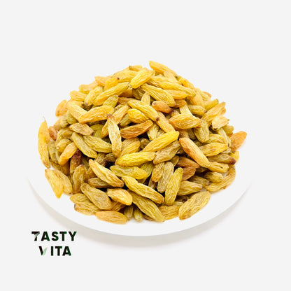 Premium Persian Green Raisins | Super Jumbo Size | Seedless