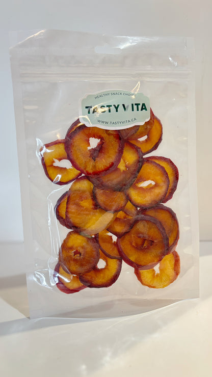 natural dried red plums, Persian dried fruits, additive-free snacks, no-sugar fruit treat, Tasty Vita fruit snacks store in Canada & the US. dehydrated plum fruits. healthy snack, vegan, vegetarian