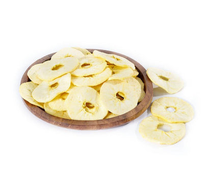 Natural Dried Apples, no-sugar healthy fruit snack, vegan/vegetarian tasty treat, additive-free dehydrated foods in Canada & the US. Tasty Vita store
