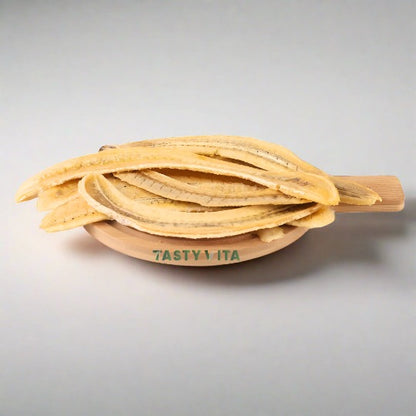 Natural dried banana, no sugar, no additives, healthy dehydrated fruit snack. in Canada & the US. Tasty Vita dry fruit shop in Vancouver