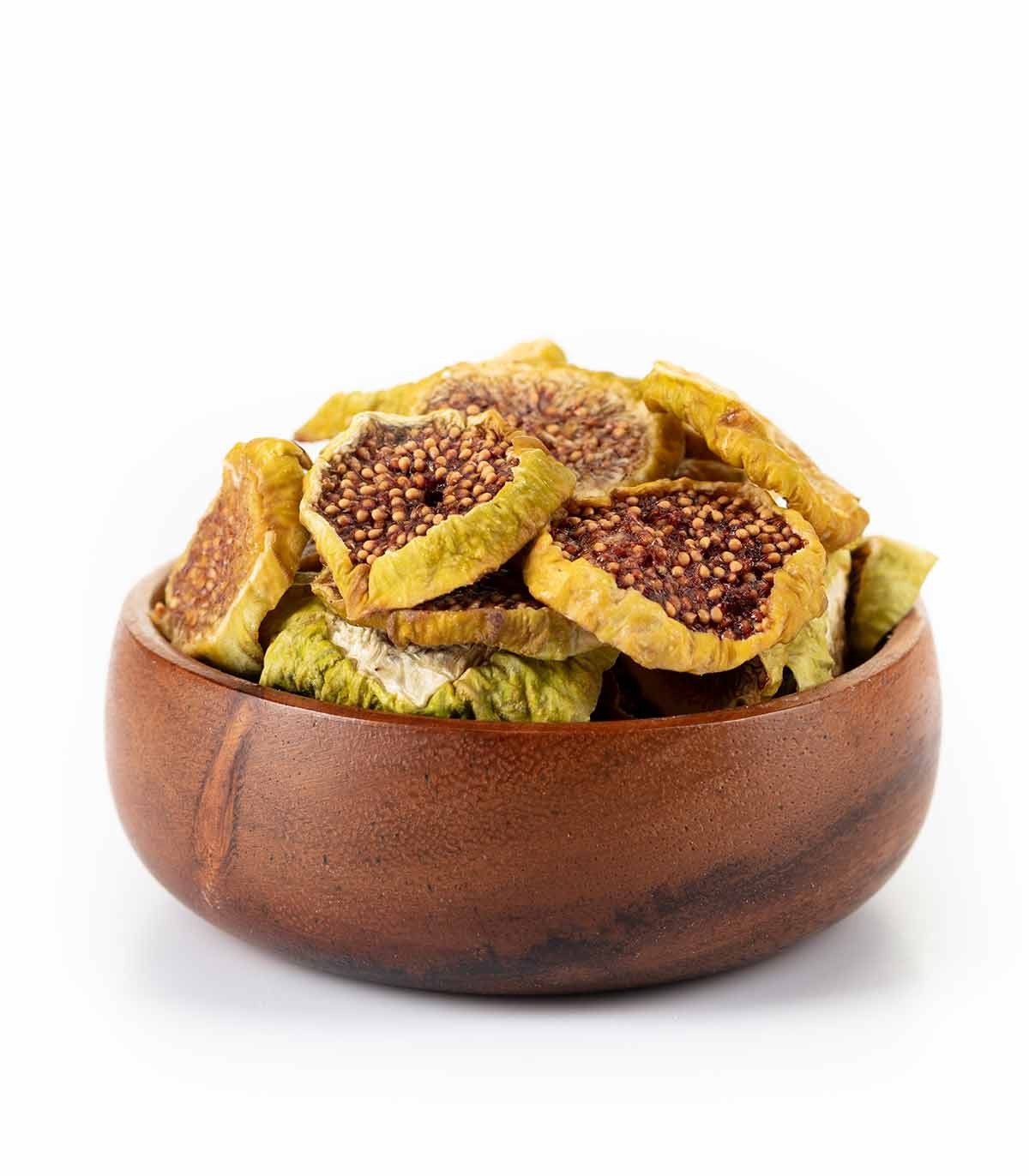 Dried Sliced Green Figs