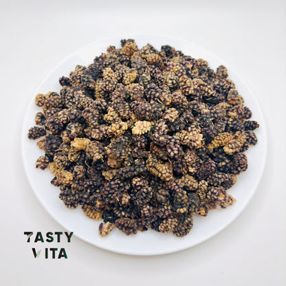 Premium Hand-Picked Dried Black Mulberries