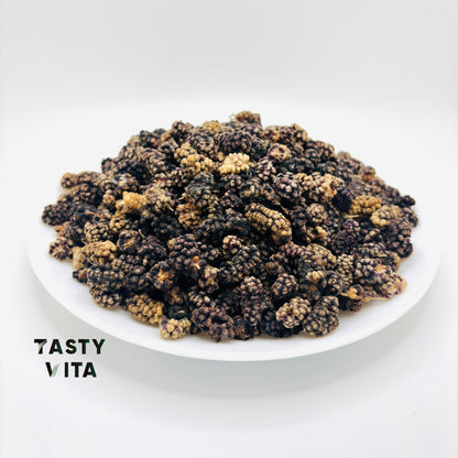 Premium Hand-Picked Dried Black Mulberries