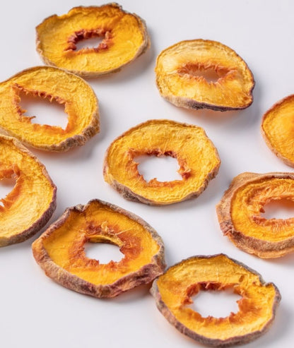Natural dried fruits peach