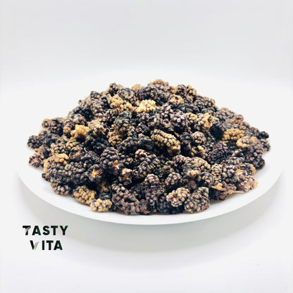 Premium Hand-Picked Dried Black Mulberries