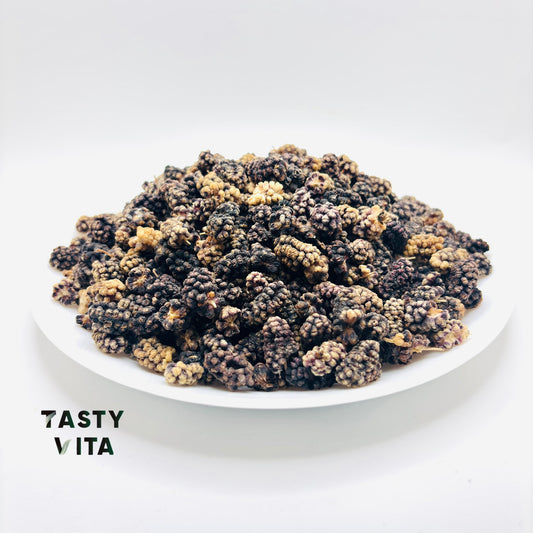 Premium Hand-Picked Dried Black Mulberries