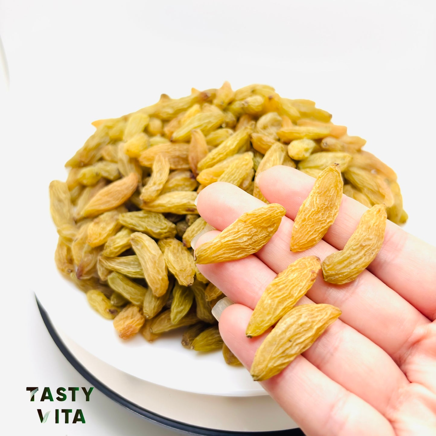 Premium Persian Green Raisins | Super Jumbo Size | Seedless