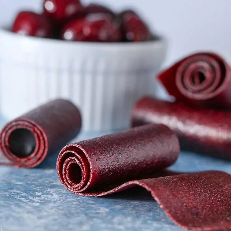 sour cherry fruit leather, Tasty Vita