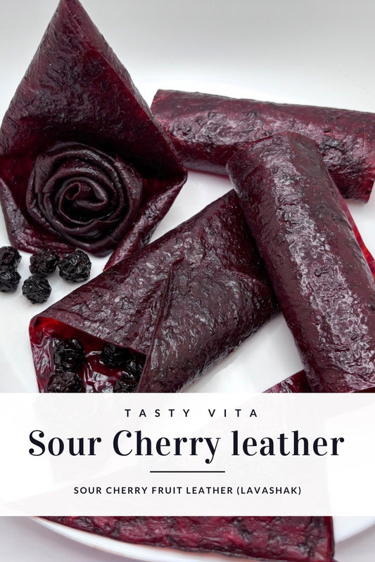 Sour Cherry Fruit leather (Lavashak)- 250g- لواشک آلبالو