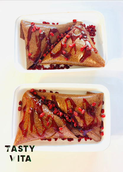 Lavashak Samosas with Mixed Fruit Torshak