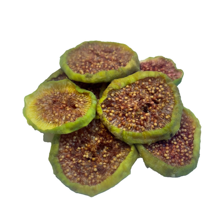 Dried Sliced Green Figs