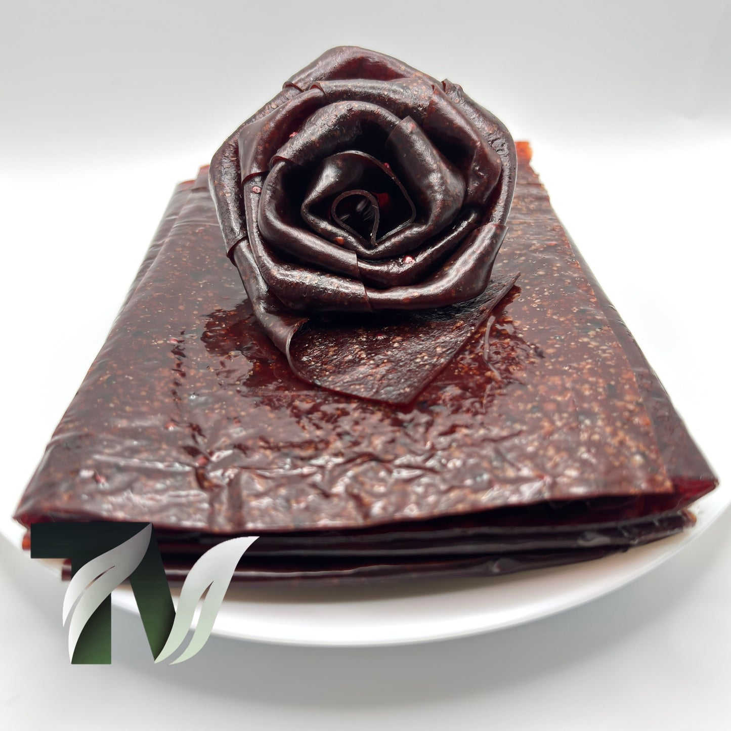 Mix green plum and blackberry Lavashak roll – Persian fruit leather made from real fruit
