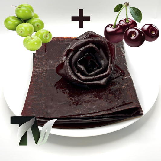 Green Plum & Sour Cherry Fruit Leather (Lavashak) |250g| لواشک گوجه سبز- آلبالو