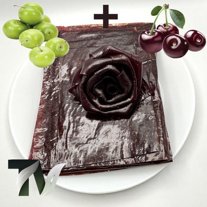 Green Plum & Sour Cherry Fruit Leather (Lavashak) |250g| لواشک گوجه سبز- آلبالو
