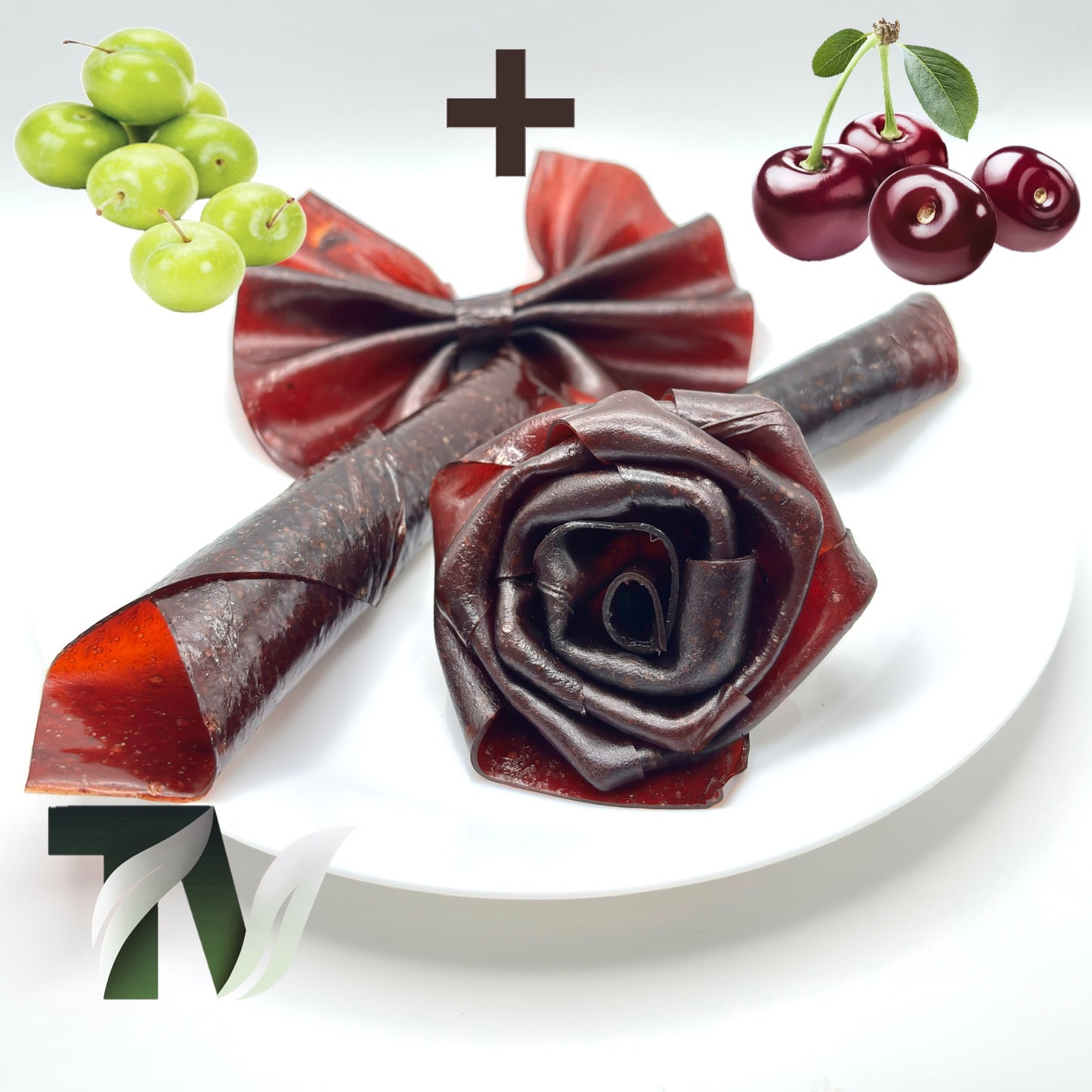 Green Plum & Sour Cherry Fruit Leather (Lavashak) |250g| لواشک گوجه سبز- آلبالو
