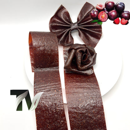 Sour Red Plum Lavashak – Persian fruit leather, Iranian traditional fruit snack, healthy gifting idea, dried fruits products in Canada, United States