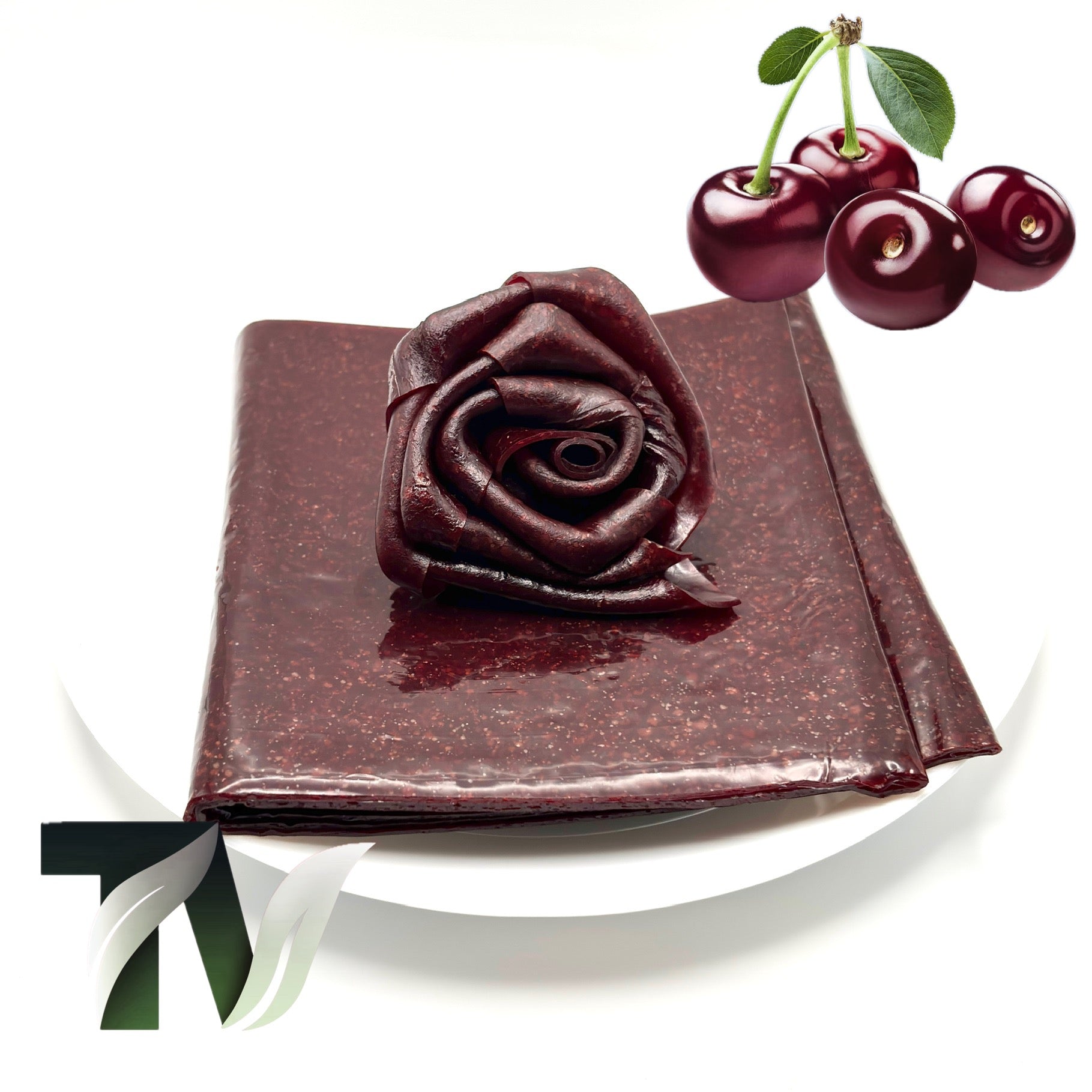 Sour cherry fruit leather roll – 100% natural Persian Lavashak with no added sugar