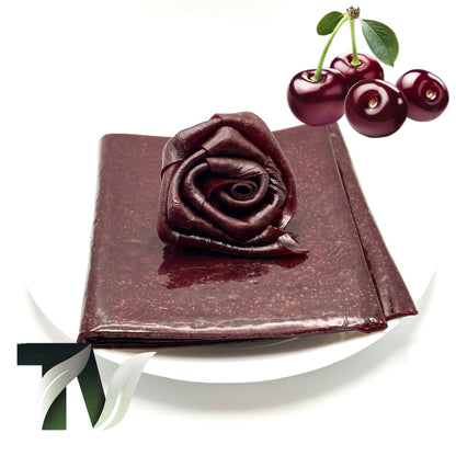 Sour cherry fruit leather roll – 100% natural Persian Lavashak with no added sugar