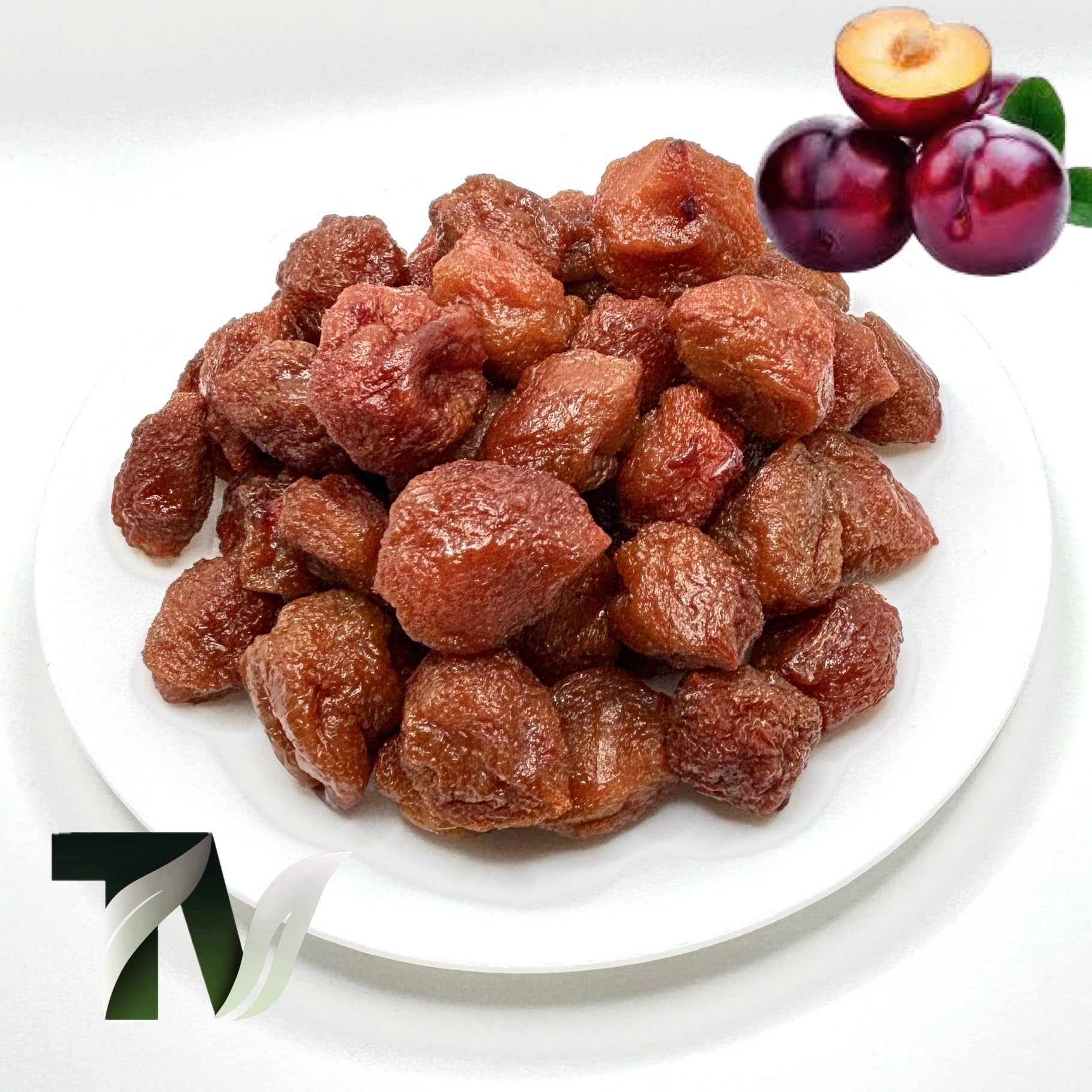 natural dried red plums, peeled red plums, whole dried, Tasty Vita healthy snack shop in Canada, additive-free, no-sugar for cooking and snacking