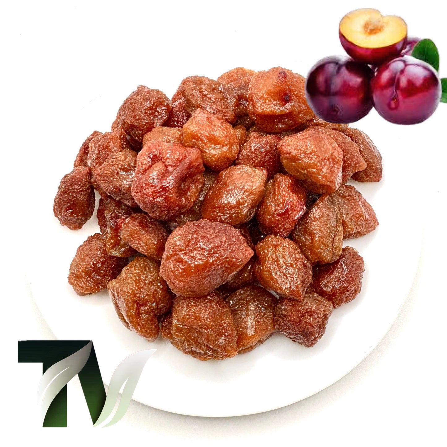 natural dried red plums, peeled red plums, whole dried, Tasty Vita healthy snack shop in Canada, additive-free, no-sugar for cooking and snacking