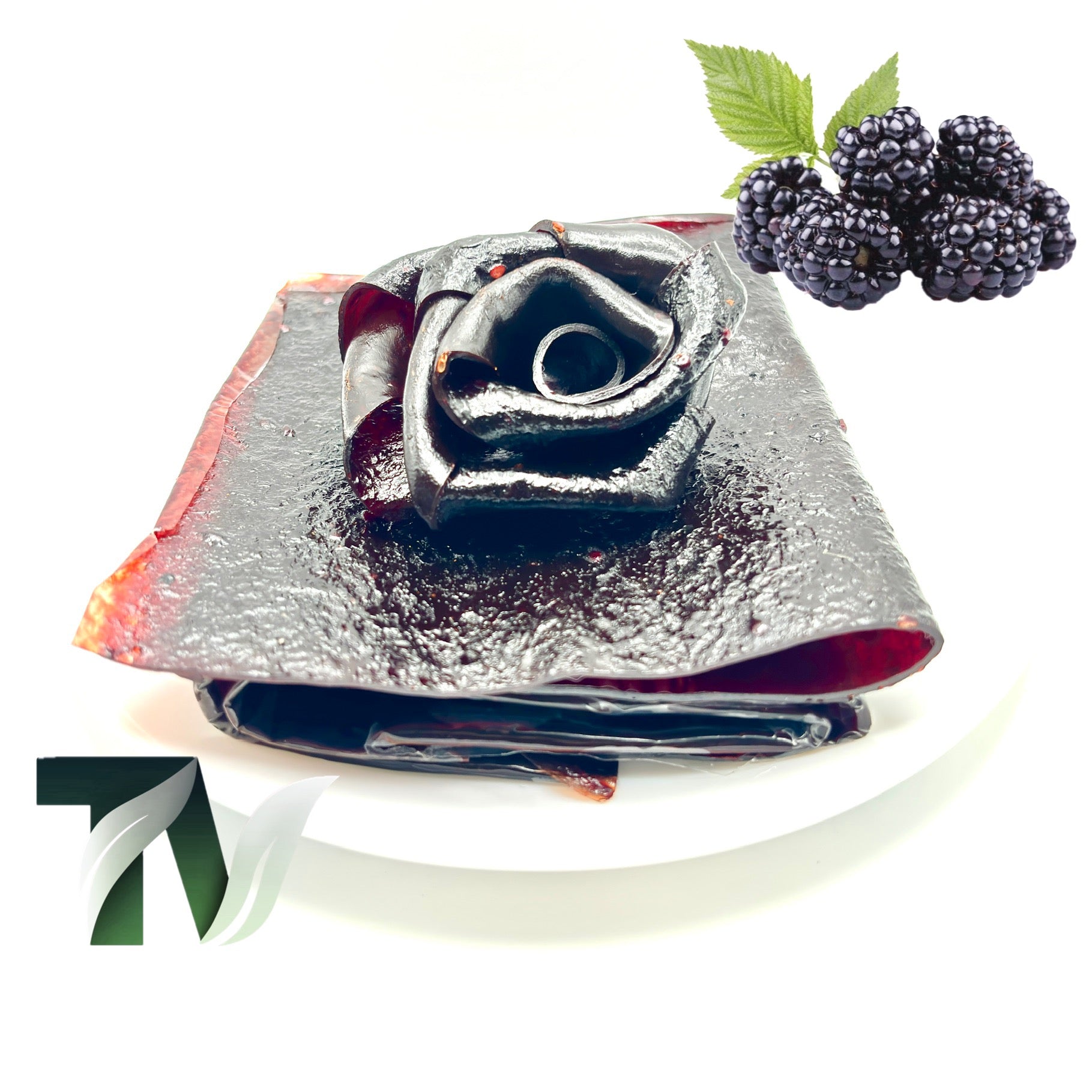 Handmade blackberry Lavashak fruit leather – sour Persian snack
