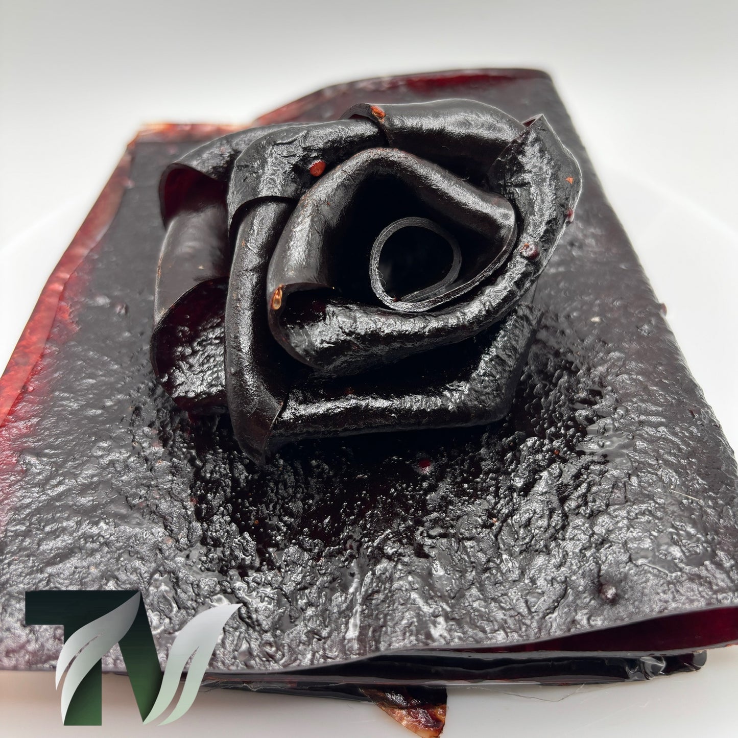 Natural blackberry fruit roll – no added sugar, homemade Persian Lavashak, pure sour snack, Canada, United States