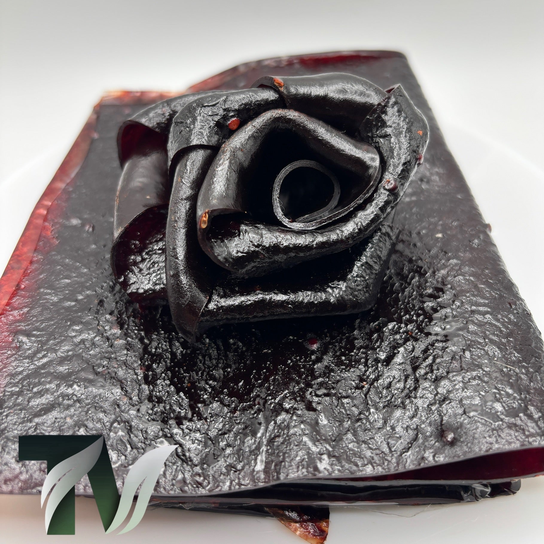 Natural blackberry fruit roll – no added sugar, homemade Persian Lavashak, pure sour snack, Canada, United States