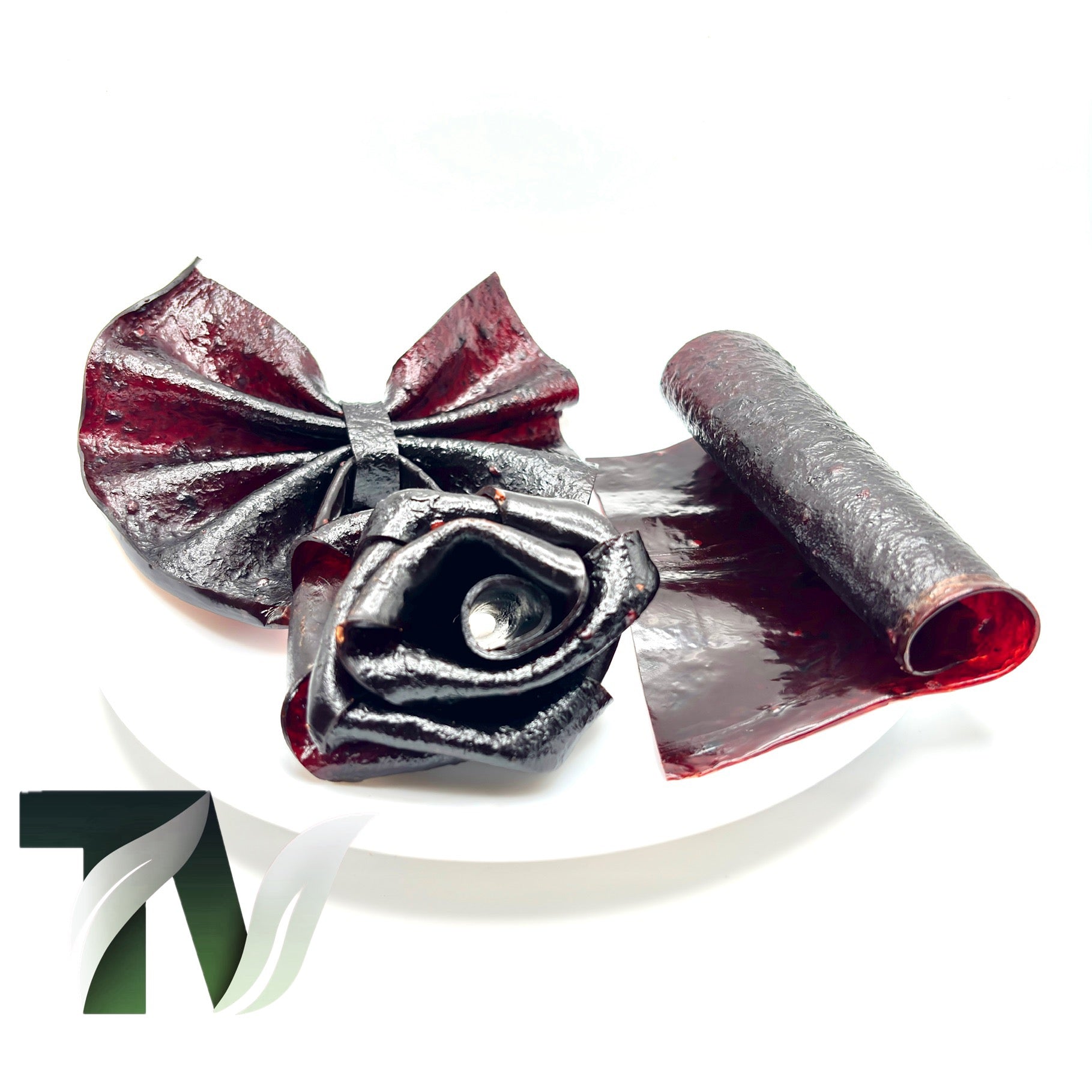 Natural blackberry fruit roll – no added sugar, sour snack, fruit Lavashak-ups, fruit leather, Persian food