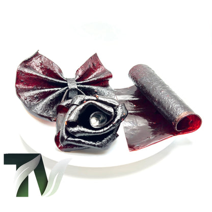 Natural blackberry fruit roll – no added sugar, sour snack, fruit Lavashak-ups, fruit leather, Persian food