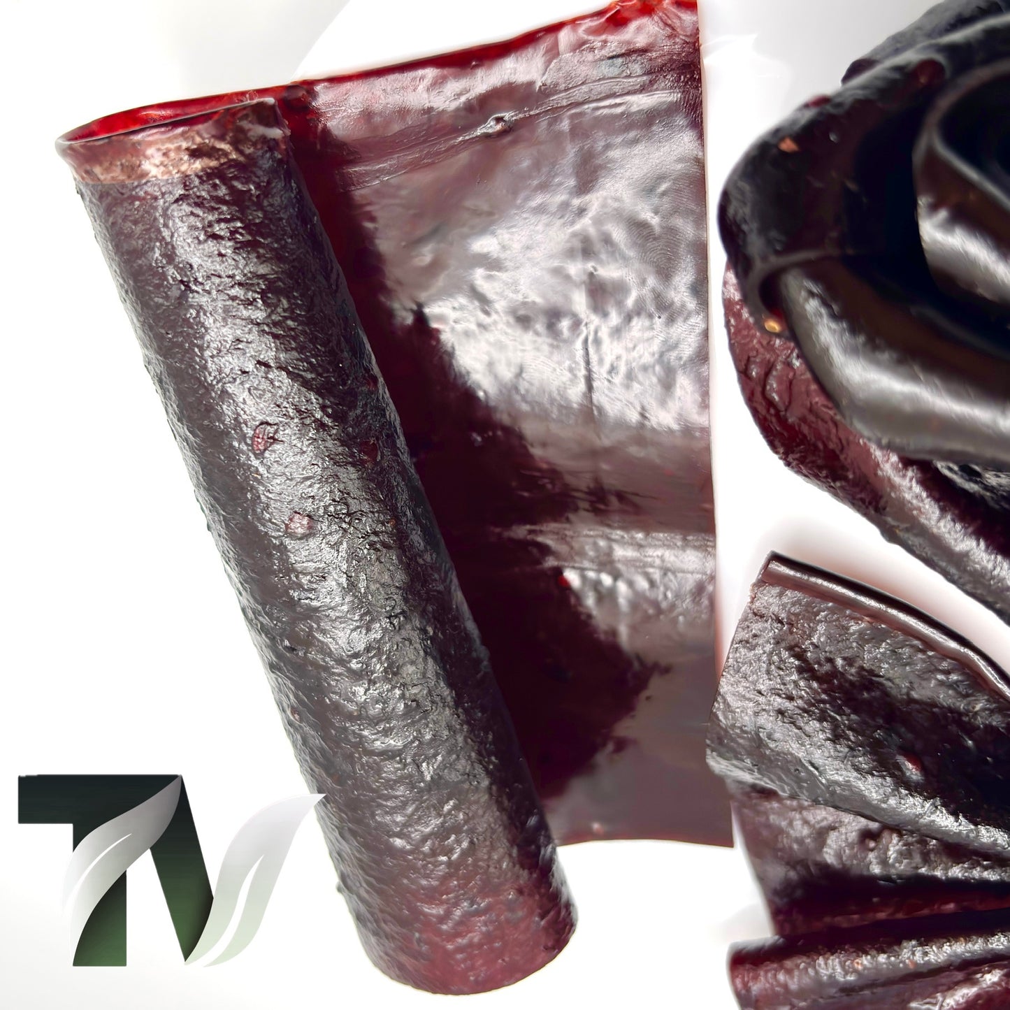 Natural blackberry fruit roll – Iranian Lavashak, healthy sour snack, 100% fruits, no additives