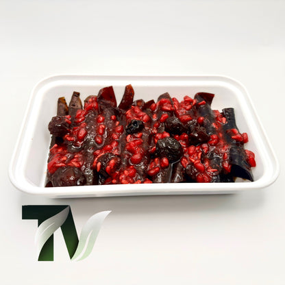 Sour Fruit Roll (Lavashak) with Sour Sauce