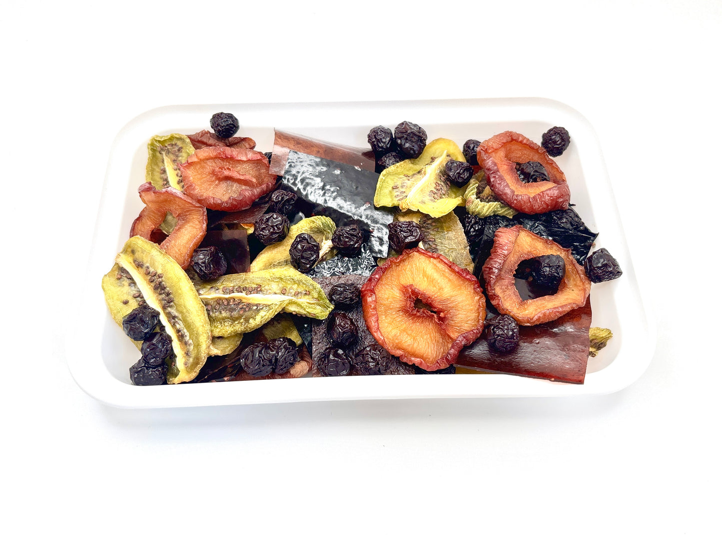 fruit snack pack, natural fruity delights, Tasty Vita dehydrated fruits treat in Canada, dried kiwi, pear, sour cherry, fruit leather, fruit rolls, sour snack, delicious, dry fruits shop in Vancouver