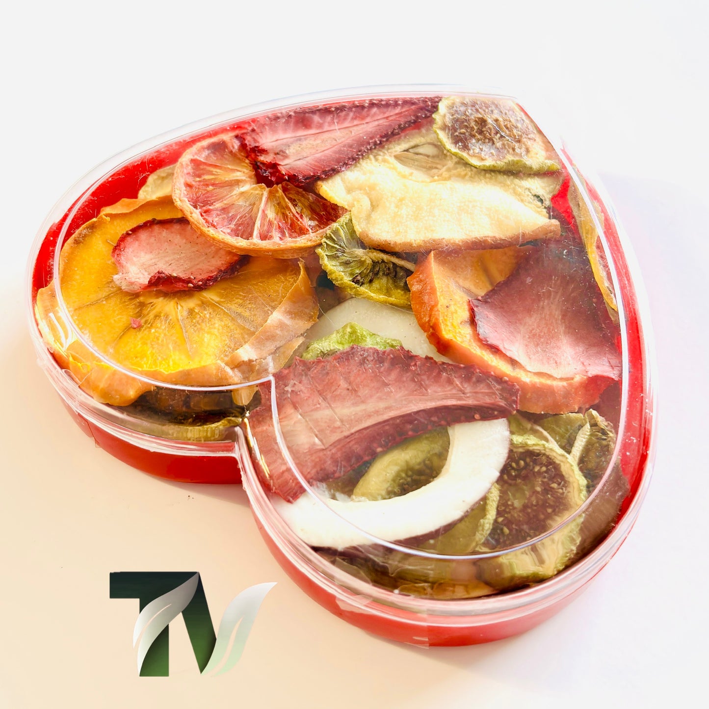 Gourmet heart-shaped dried fruit box — elegant, healthy, and ready-to-gift for any celebrati