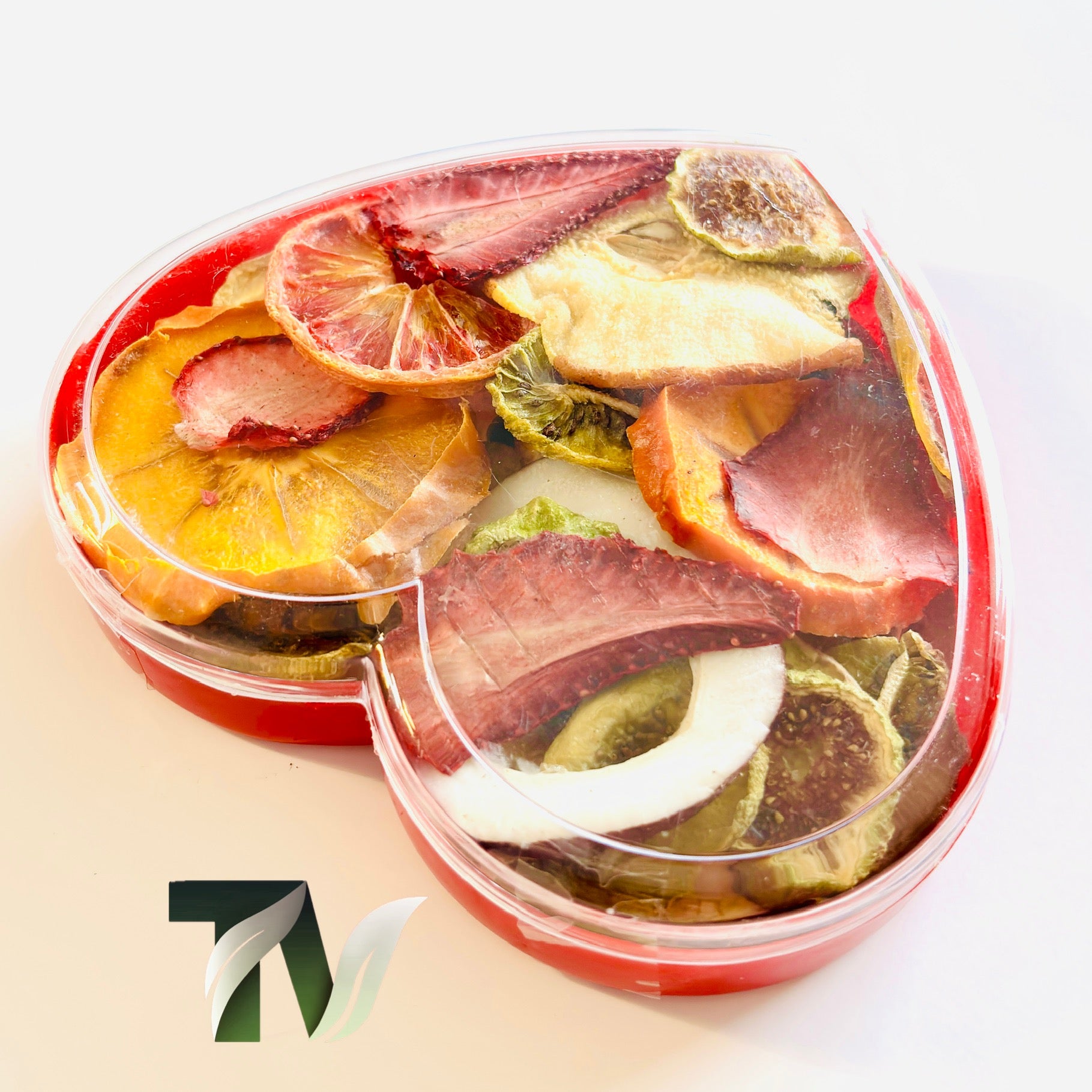 Gourmet heart-shaped dried fruit box — elegant, healthy, and ready-to-gift for any celebrati