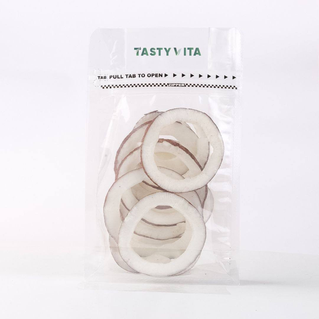 天然椰子干- 热带脆饼，随时随地！ – Tasty Vita