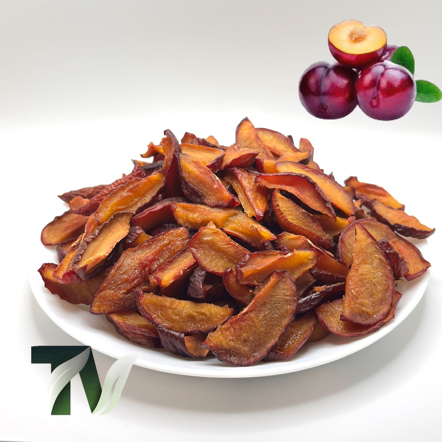 Hand-Cut Sun-Dried Red Plum Quarter Slices |200g|