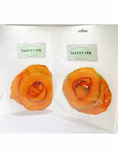 natural dried melon / cantaloupe, dry fruits, no additives, healthy snack, no-sugar-added. 