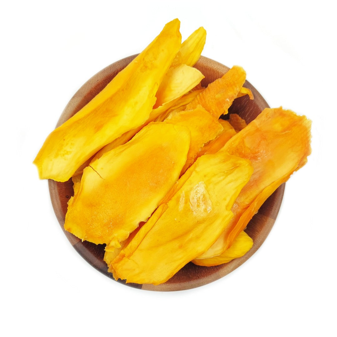 Mangue séchée pure – Tranches de mangue séchées sans sucre ajouté pour une gâterie naturellement sucrée !