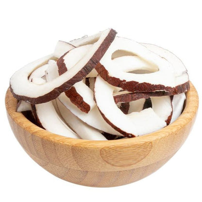 Natural dried coconuts in Cananda and the US. no sugar, additive-free fruit snack. healthy dehydrated fruit for vegan & vegetarian. lunchbox snack, Tasty vita dry fruits shop in British Colombia