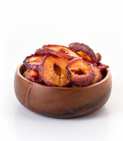 natural dried red plums, Persian dried fruits, additive-free snacks, no-sugar fruit treat, Tasty Vita fruit snacks store in Canada & the US. dehydrated plum fruits. healthy snack, vegan, vegetarian