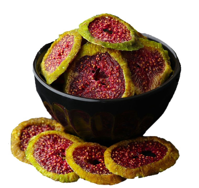 Dried Sliced Green Figs