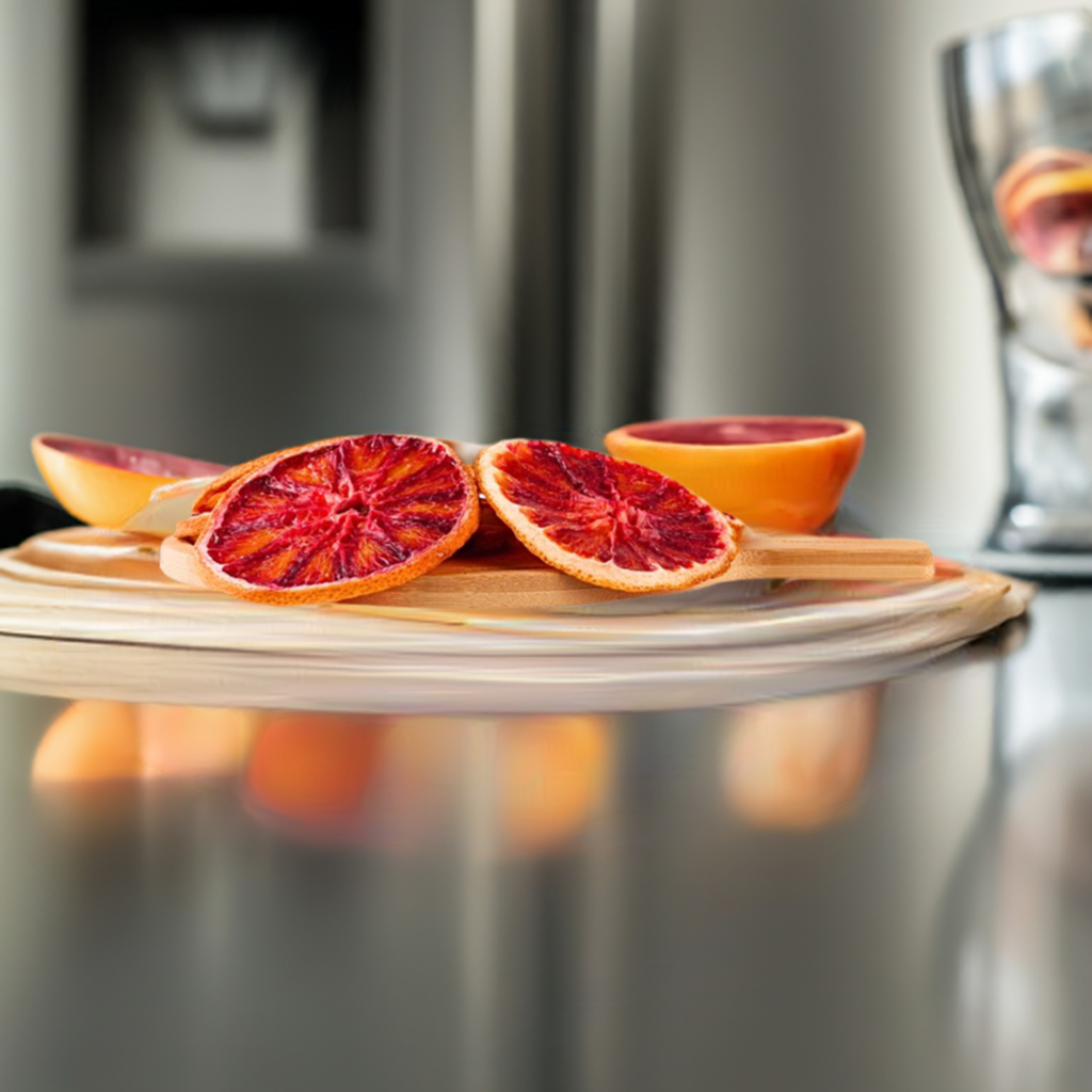 Tasty Vita dried oranges, natural dried blood oranges, dehydrated Citrus