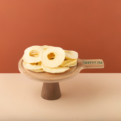 Natural Dried Apples, no-sugar healthy fruit snack, vegan/vegetarian tasty treat, additive-free dehydrated foods in Canada & the US. Tasty Vita store