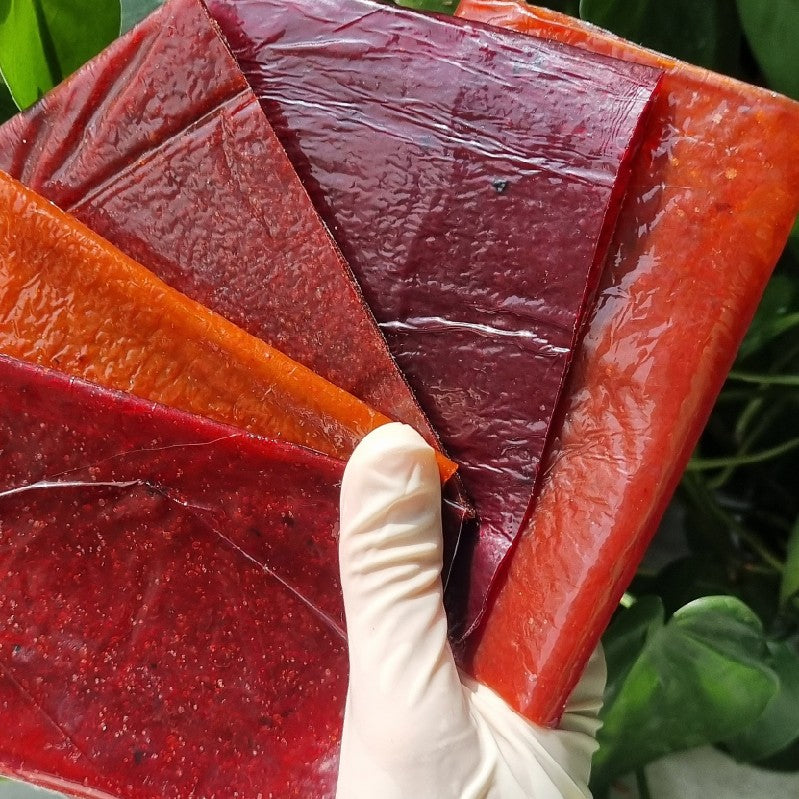 Red Plum Fruit leather, Sour (Lavashak), لواشک آلو شابلون