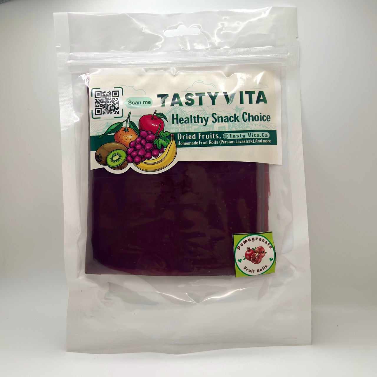 Pomegranate Fruit Rolls (Persian Lavashak) |250g| لواشک انار